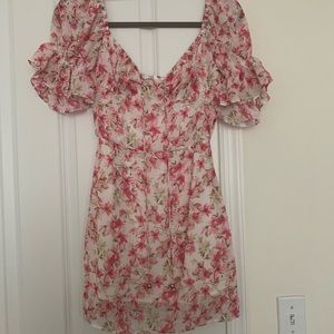 Skylar + Madison Pink Floral Mini Dress